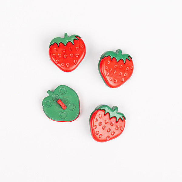 Button Strawberry 18mm 552 - DZIJAS.COM