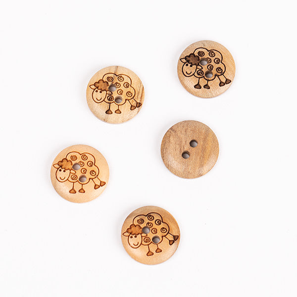 Button Sheep 15mm 627 - DZIJAS.COM
