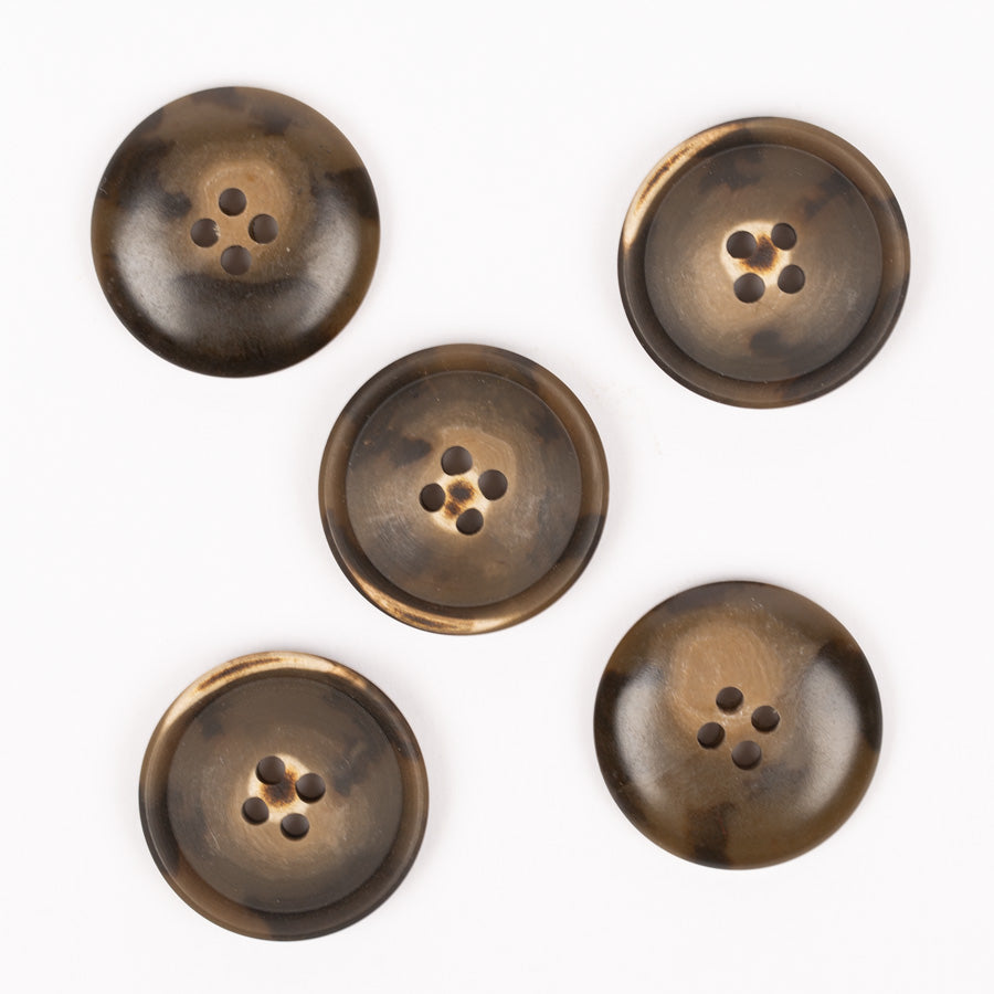 Button Imitation wood (walnut) 23mm 704 - DZIJAS.COM