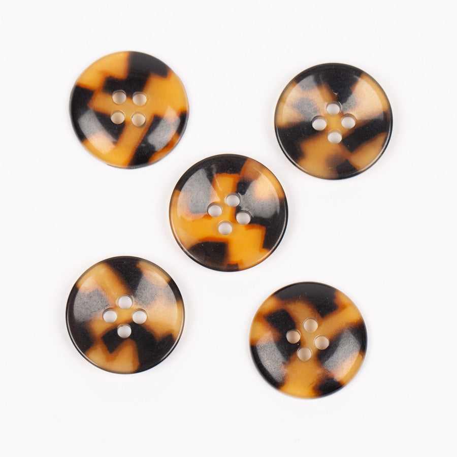 Button Imitation horn (tortoise) 20mm 715 - DZIJAS.COM