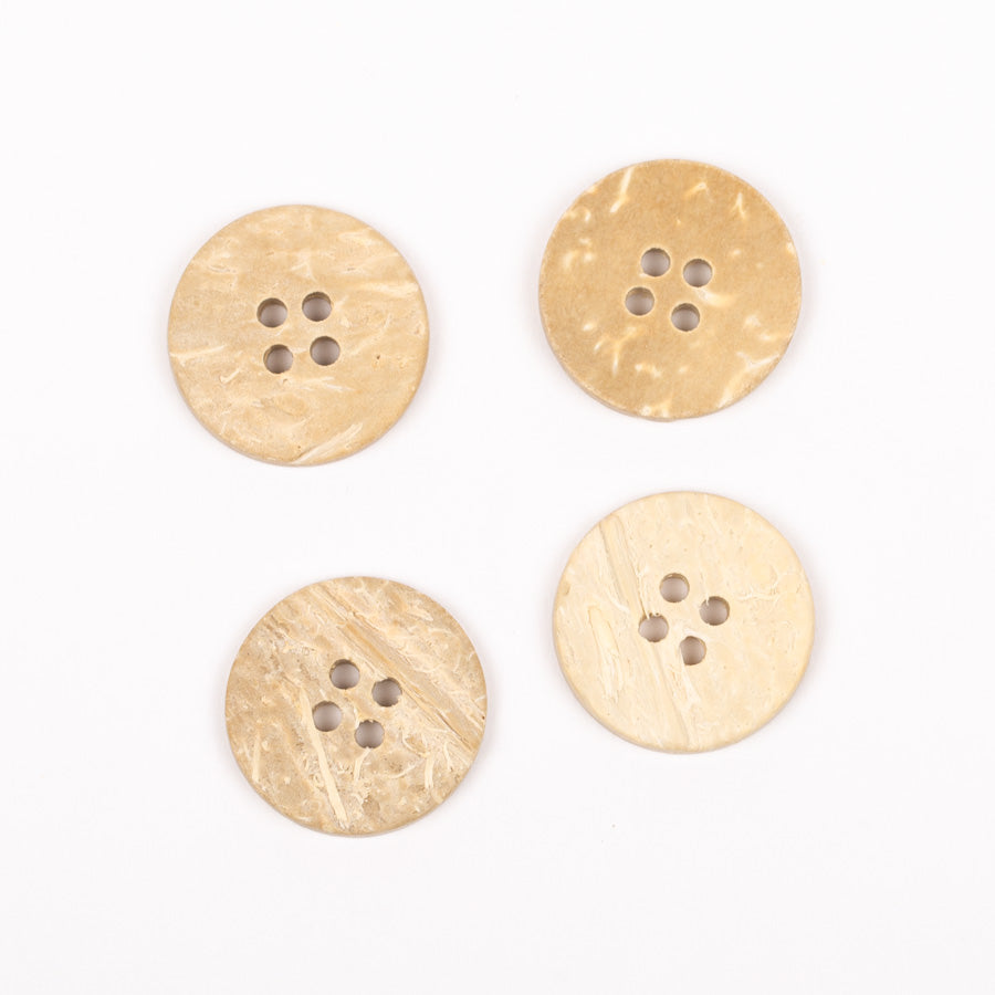 Button Bleached coconut 20mm 803