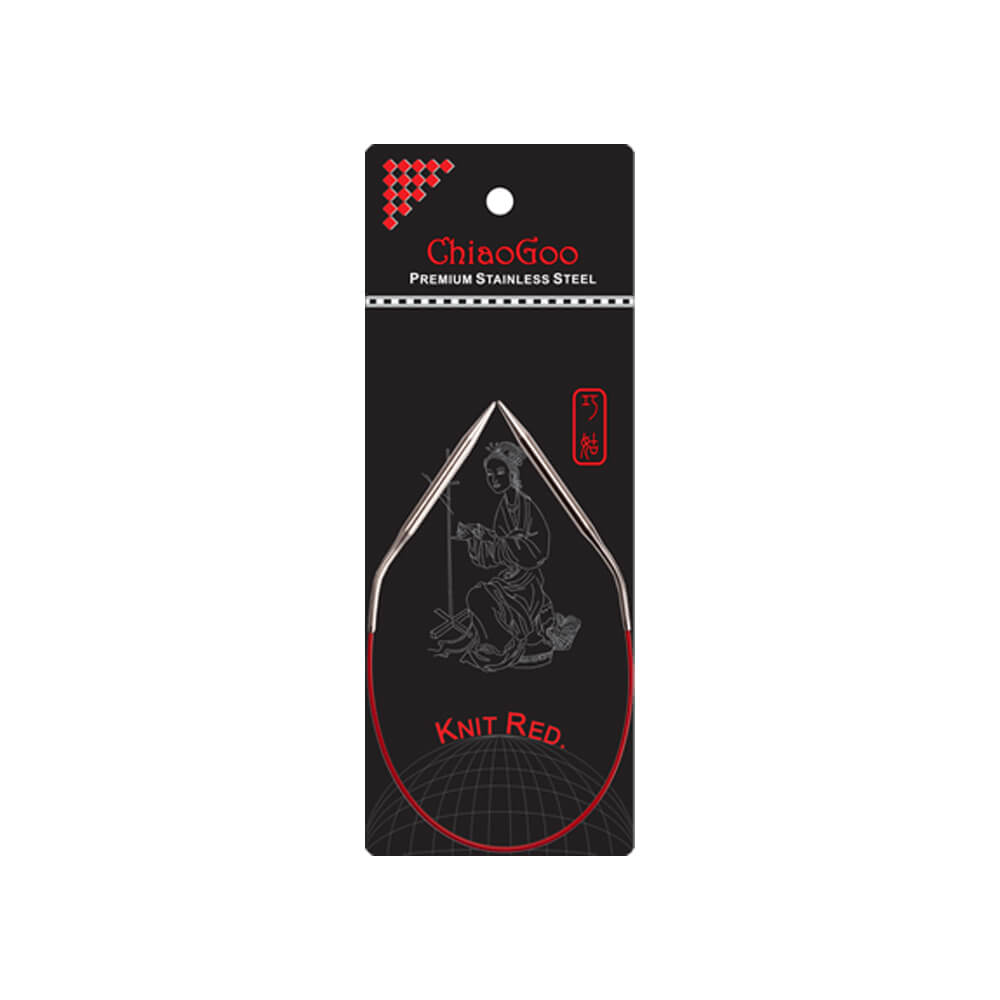 ChiaoGoo Knit RED circular knitting needle