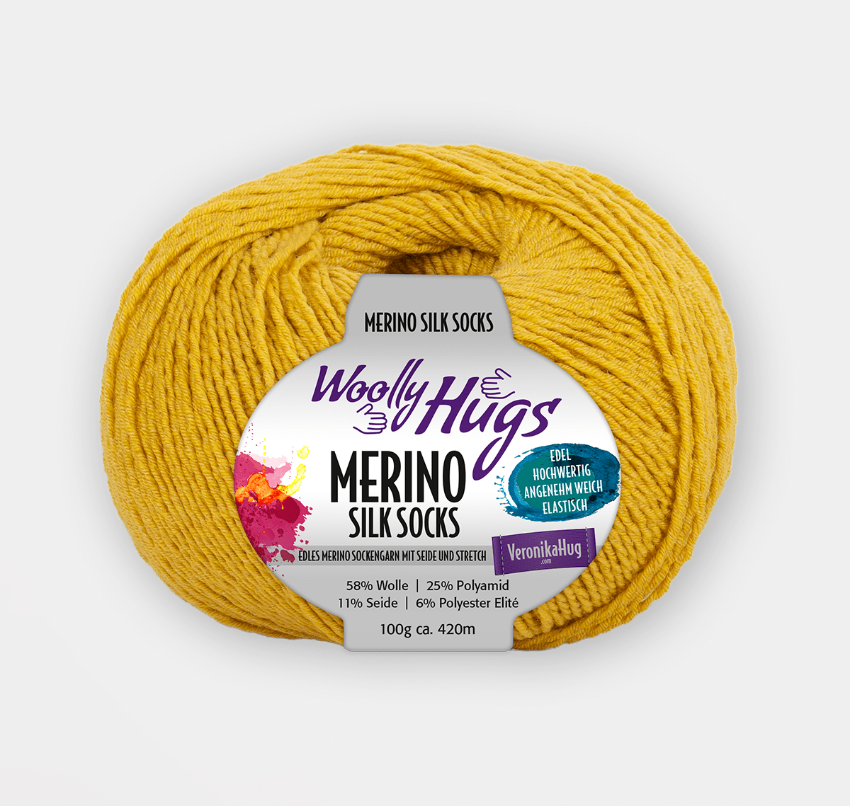 Wool Blend Yarn for Knitting & Crochet