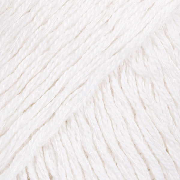 DROPS Belle Yarn DZIJA krāsa    01 white dziju veikals dzijas.com