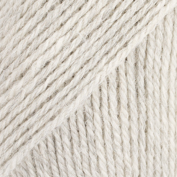 DROPS FLORA Yarn DZIJA krāsa FLORA  03 light grey dziju veikals dzijas.com