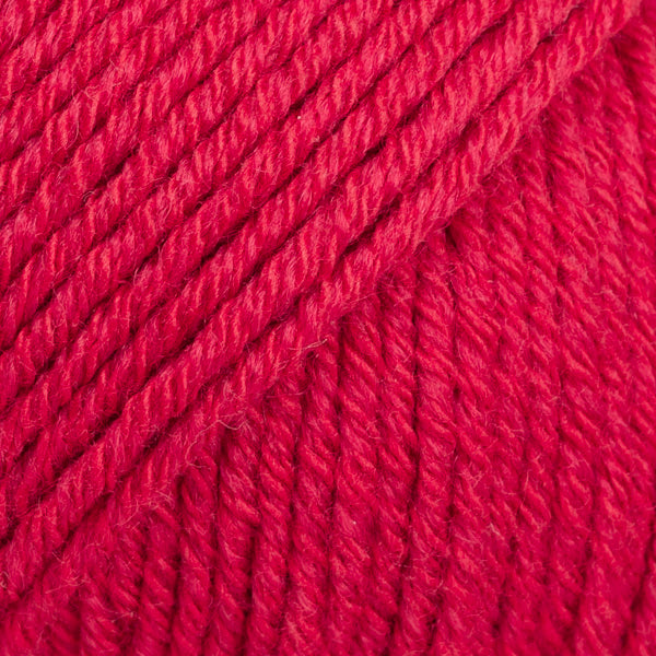  DZIJA krāsa COTTON MERINO   06 cherry red dziju veikals dzijas.com
