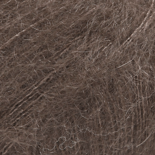  DZIJA krāsa KID-SILK   15 dark brown dziju veikals dzijas.com