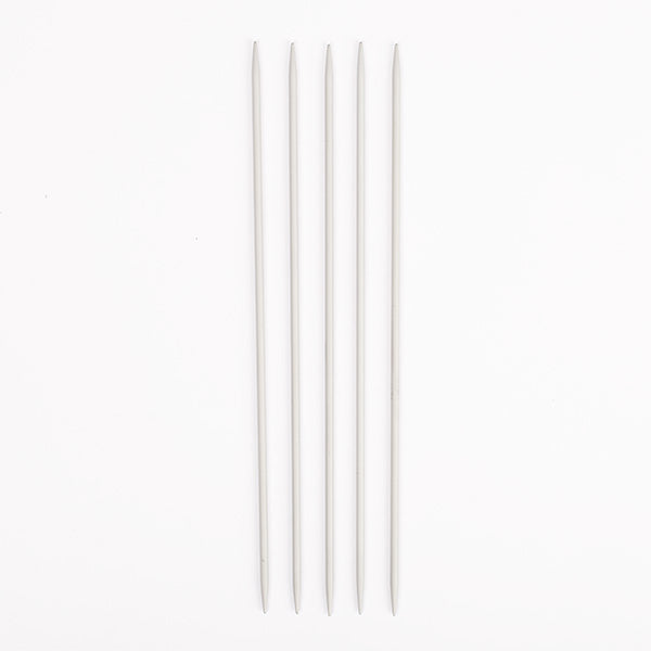 Aluminium double pointed needle 20cm 3.00mm / 7.9in US 2½