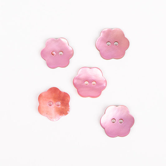 Pogas zieds (rozā) 15mm 616