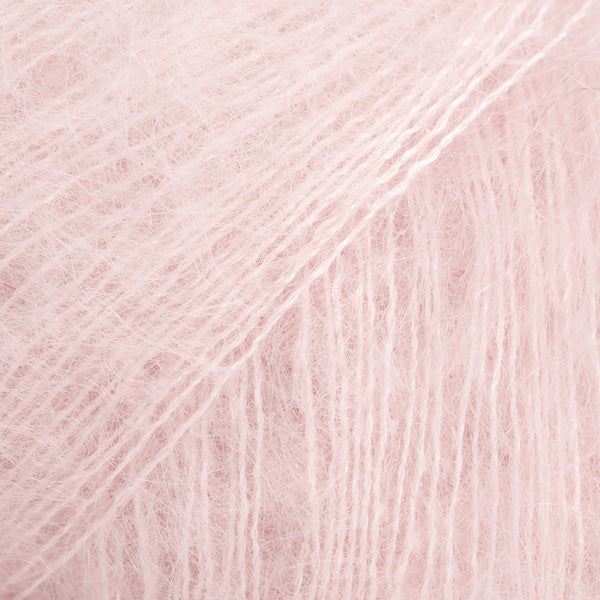  DZIJA krāsa KID-SILK   63 powder pink dziju veikals dzijas.com