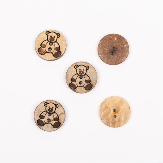 Pogas formas lācis (kokosrieksts) 15mm 813