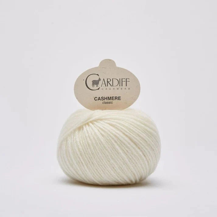 Cardiff Cashmere Classic 6/28 501 neve | Knitting yarn shop / dzijas veikals