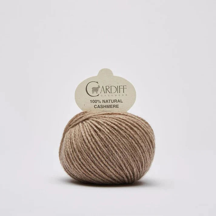 Cardiff Cashmere Classic 6/28 511 Brown Natural | Knitting yarn shop / dzijas veikals