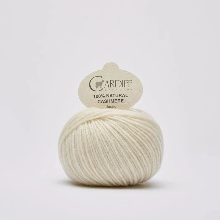 Cardiff Cashmere Classic 6/28 Panna 599 | Knitting yarn shop / dzijas veikals