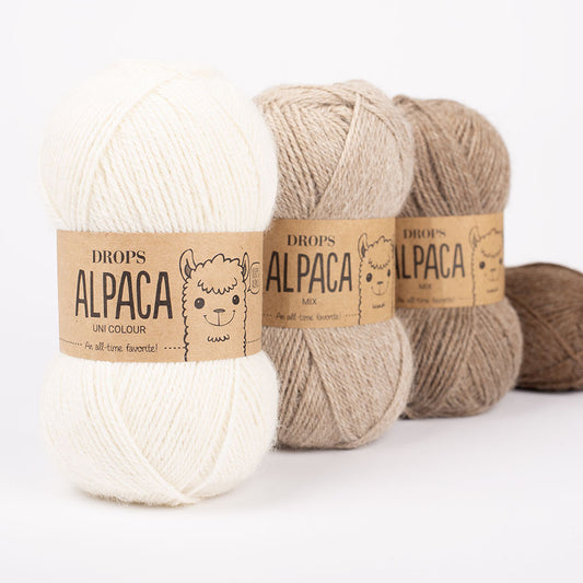 DROPS ALPACA 100% alpakas dzija adīšanai un tamborēšanai