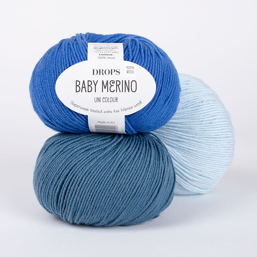 DROPS BABY MERINO  – 100% merino vilnas superwash dzija