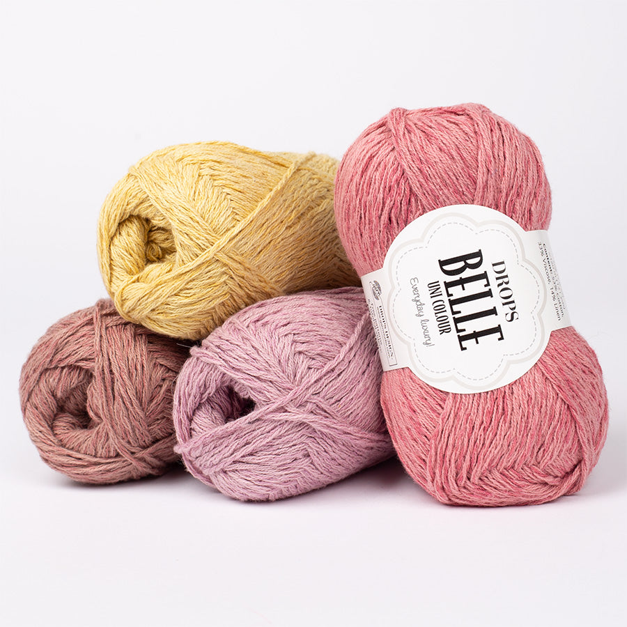 DROPS Belle Cotton Viscose Linen Yarn 50g - DZIJAS.COM