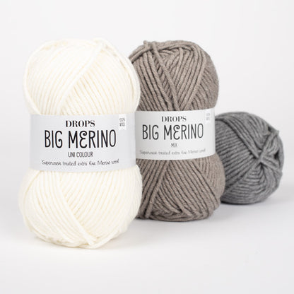 DROPS BIG MERINO - 100% Merino vilnas  superwash dzija 