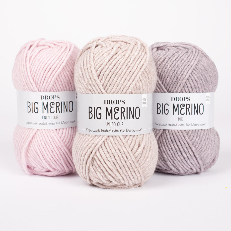 DROPS BIG MERINO - 100% Merino vilnas  superwash dzija 