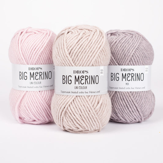 DROPS BIG MERINO - 100% Merino vilnas  superwash dzija 