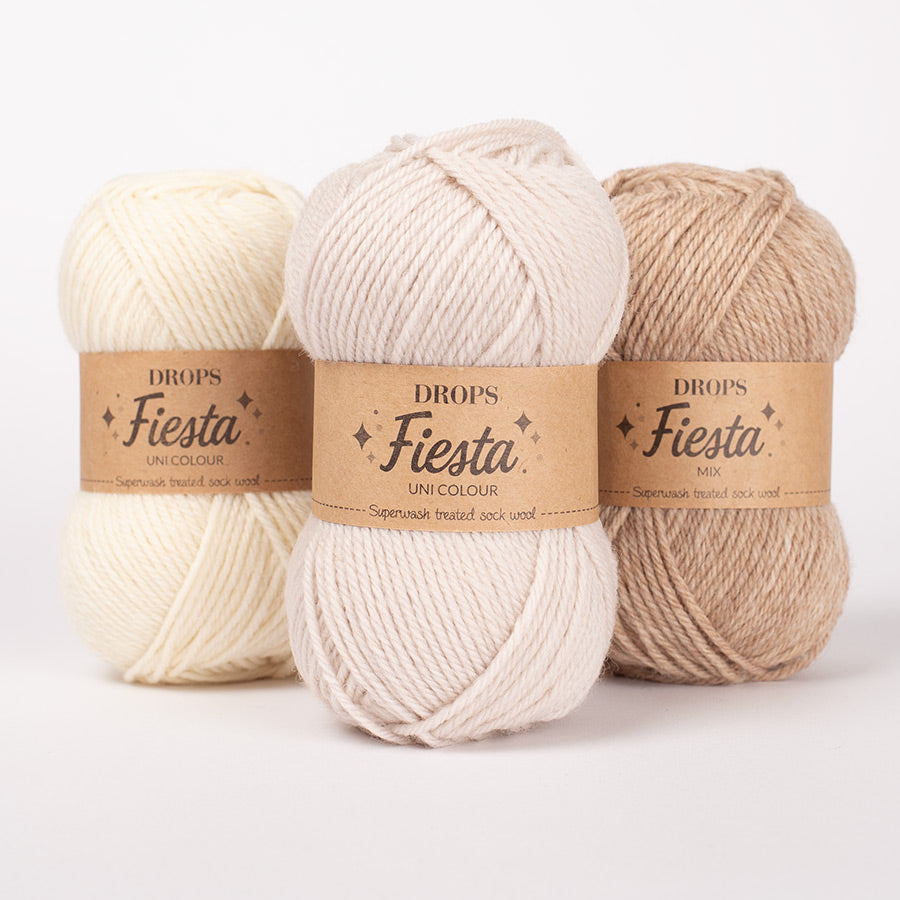 DROPS FIESTA dzija – krāsaina superwash 8-kārtīga zeķu dzija