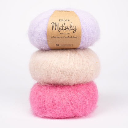 DROPS MELODY – pūkaina alpaku un merino vilnas dzija