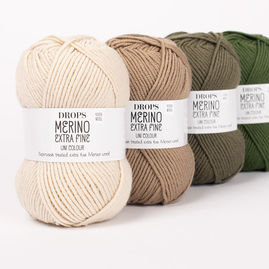 DROPS MERINO EXTRA FINE  – 100% merino vilnas dzija