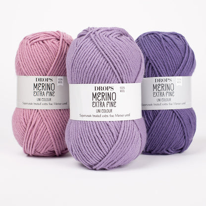 DROPS MERINO EXTRA FINE  – 100% merino vilnas dzija