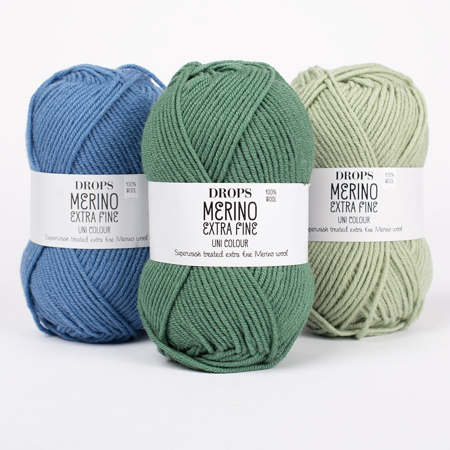 DROPS MERINO EXTRA FINE  – 100% merino vilnas dzija