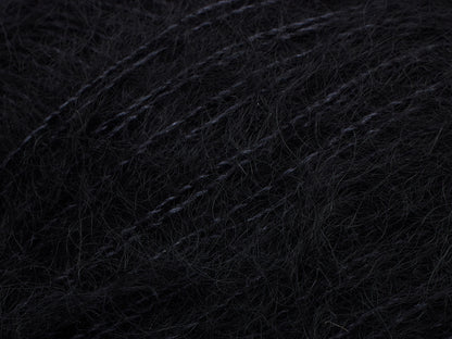 FILCOLANA Tilia Silk Mohair Yarn Black - 102 | Knitting yarn shop / dzijas veikals