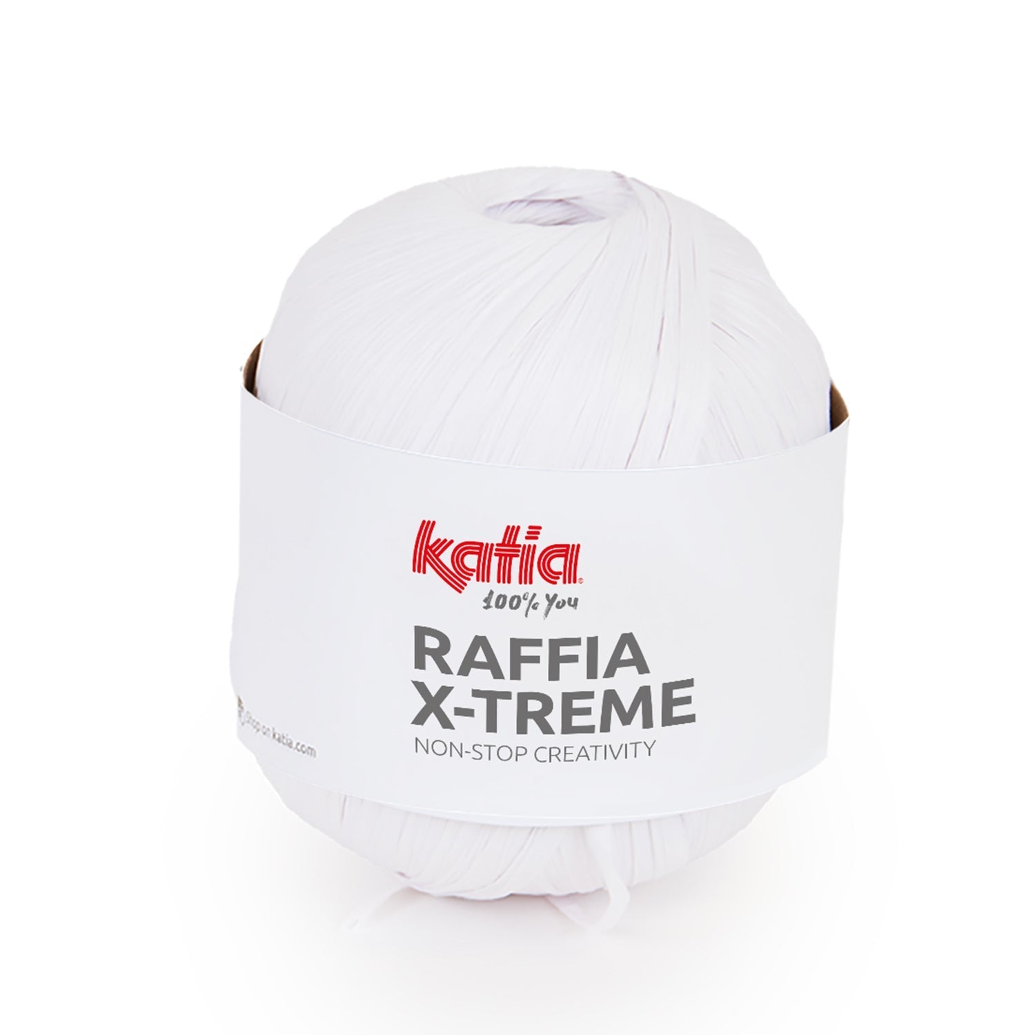 RAFFIA X-TREME – 100% Natural Viscose Raffia Yarn (100g) 100 White | Knitting yarn shop / dzijas veikals
