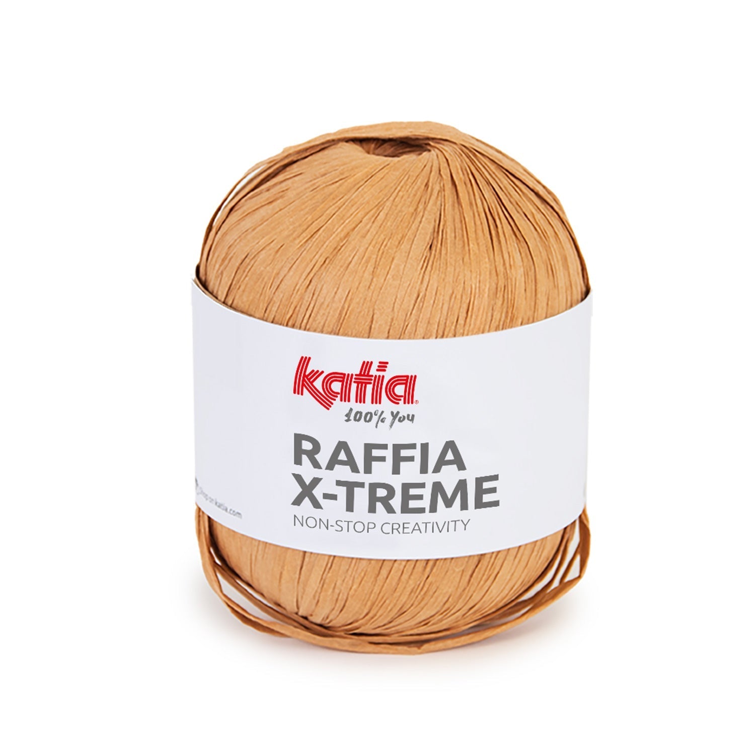 RAFFIA X-TREME – 100% Natural Viscose Raffia Yarn (100g) 103 Camel | Knitting yarn shop / dzijas veikals