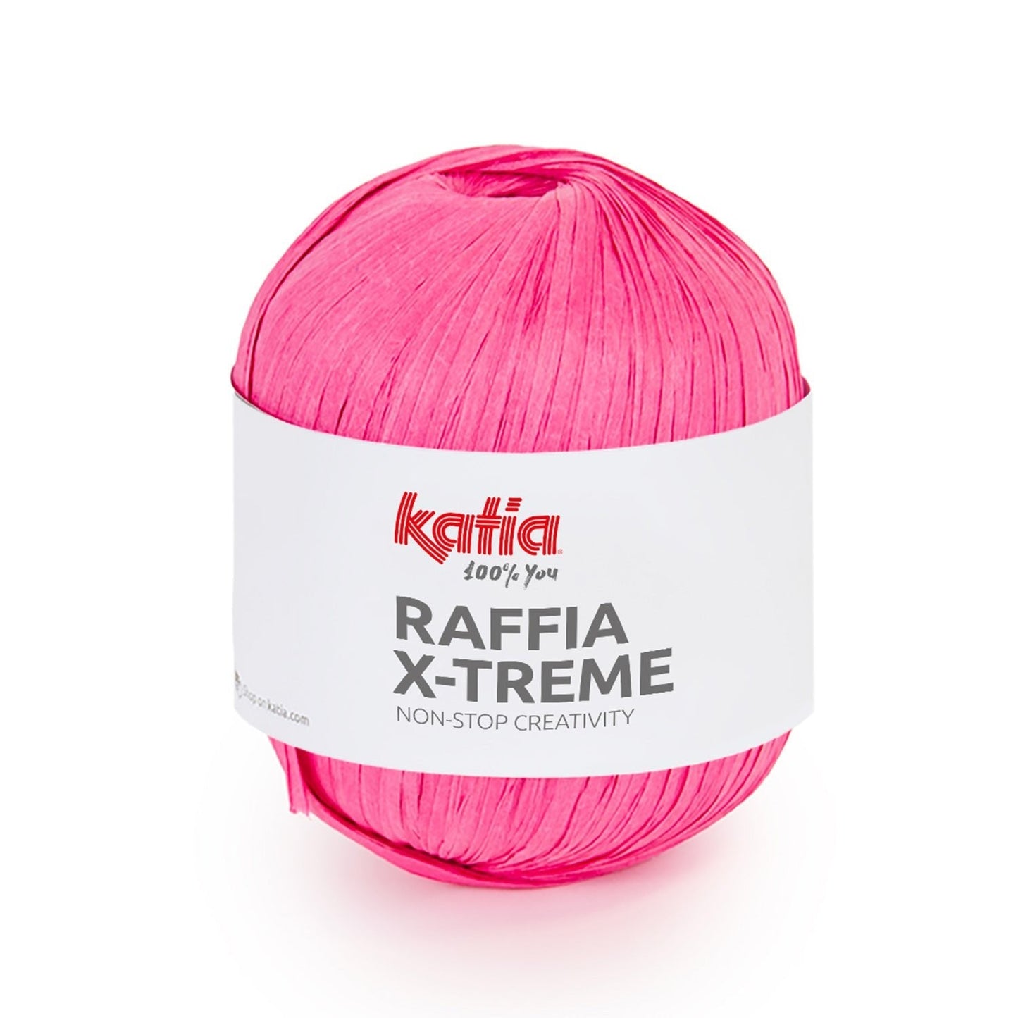 RAFFIA X-TREME – 100% Natural Viscose Raffia Yarn (100g) 106 Fuchsia | Knitting yarn shop / dzijas veikals