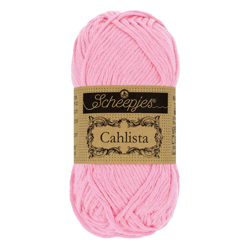Scheepjes Cahlista, 50 gr. Price is for 10 balls. Minimum order per color 10 balls. 222 Tulip | Knitting yarn shop / dzijas veikals