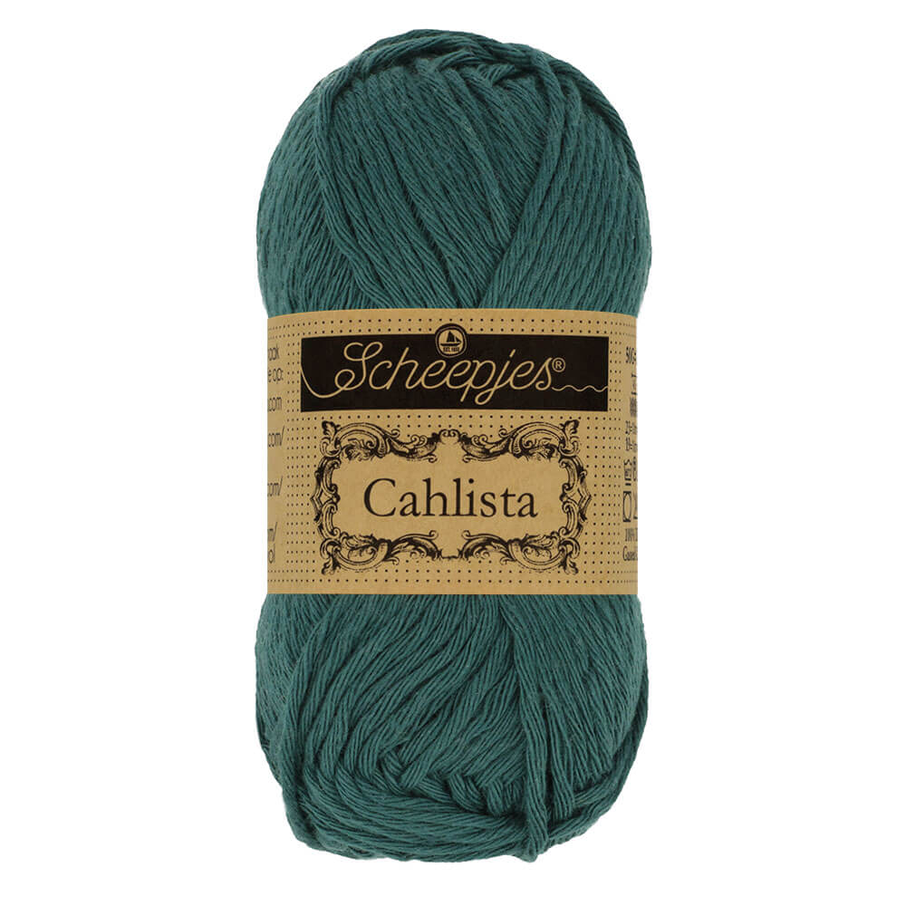 Scheepjes Cahlista, 50 gr. Price is for 10 balls. Minimum order per color 10 balls. 244 Spruce | Knitting yarn shop / dzijas veikals