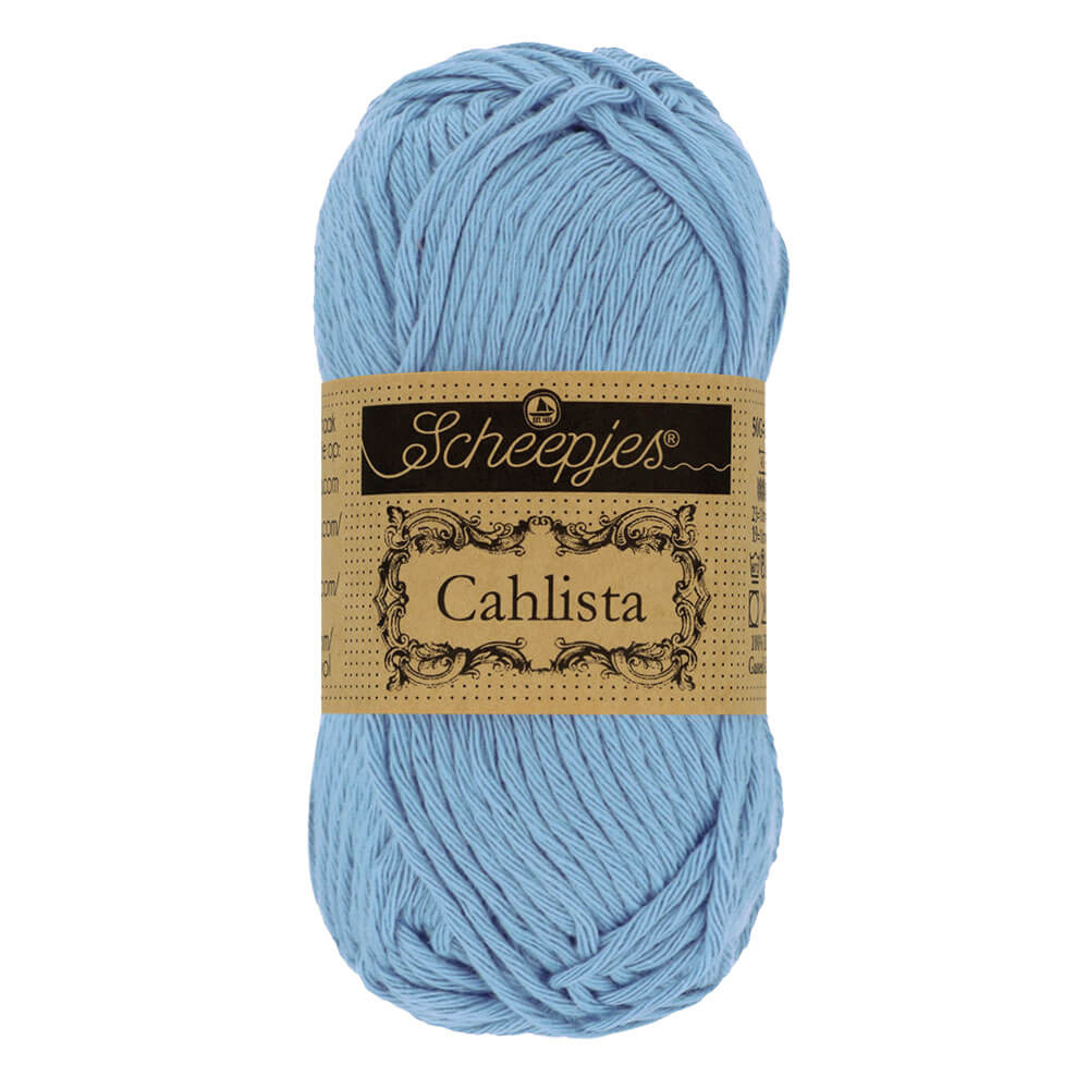 Scheepjes Cahlista, 50 gr. Price is for 10 balls. Minimum order per color 10 balls. 247 Bluebird | Knitting yarn shop / dzijas veikals