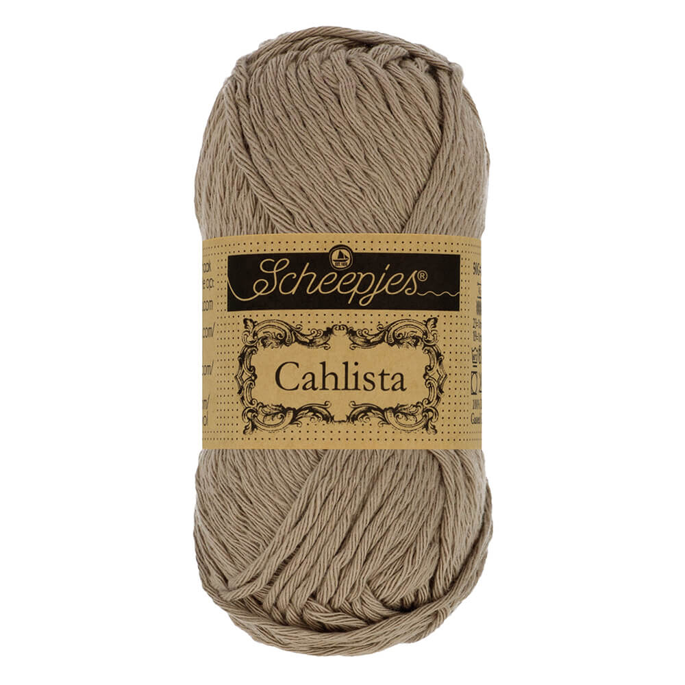 Scheepjes Cahlista, 50 gr. Price is for 10 balls. Minimum order per color 10 balls. 254 Moon Rock | Knitting yarn shop / dzijas veikals