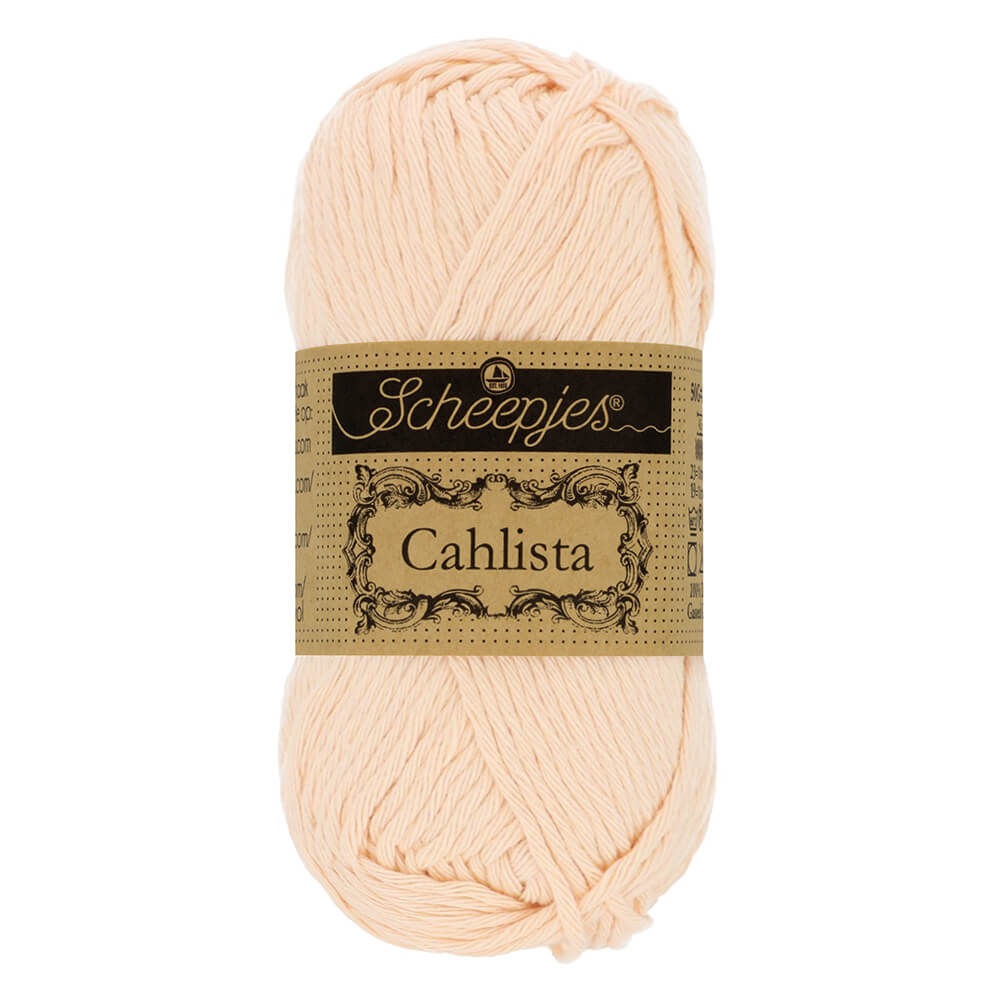 Scheepjes Cahlista, 50 gr. Price is for 10 balls. Minimum order per color 10 balls. 255 Shell | Knitting yarn shop / dzijas veikals