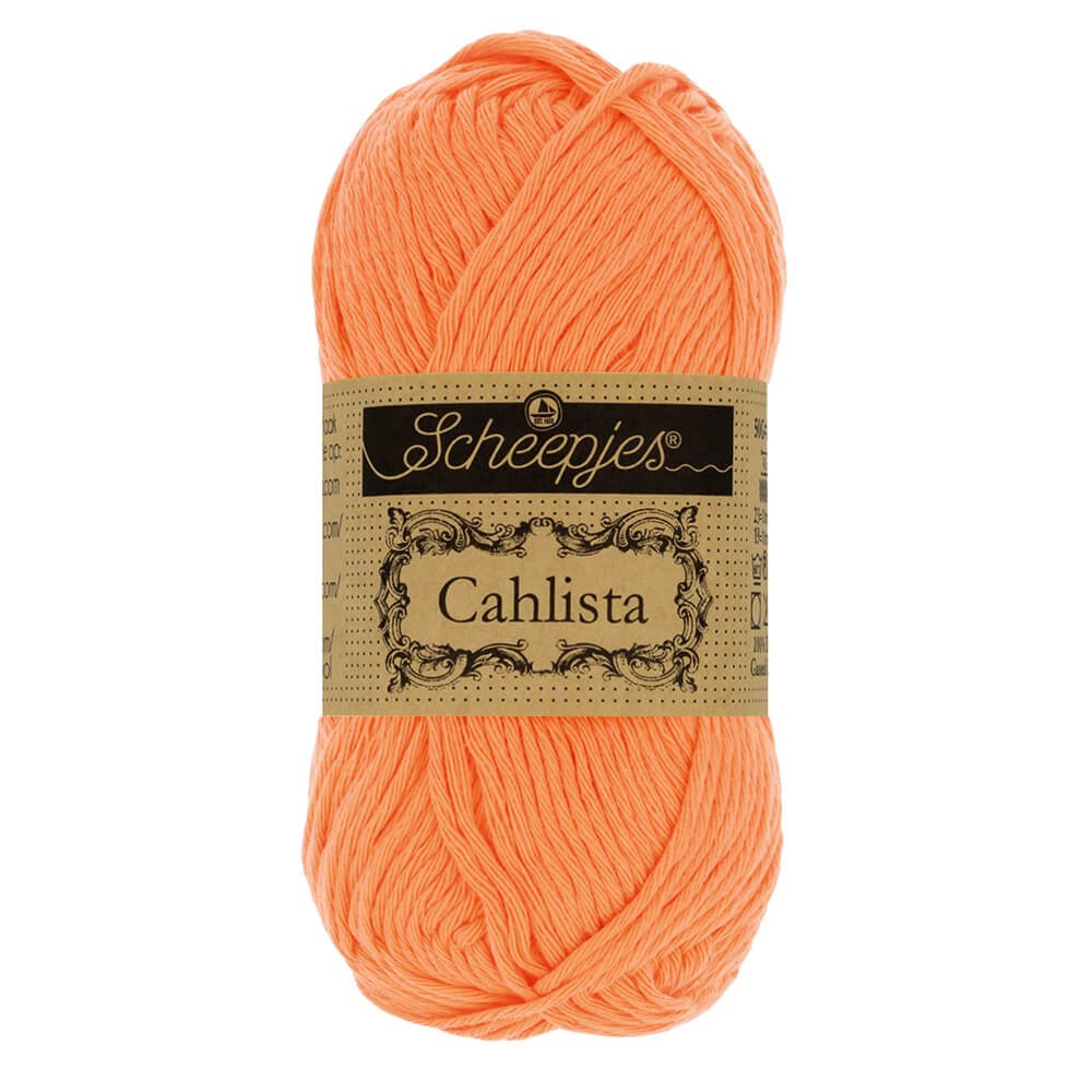 Scheepjes Cahlista, 50 gr. Price is for 10 balls. Minimum order per color 10 balls. 386 Peach | Knitting yarn shop / dzijas veikals