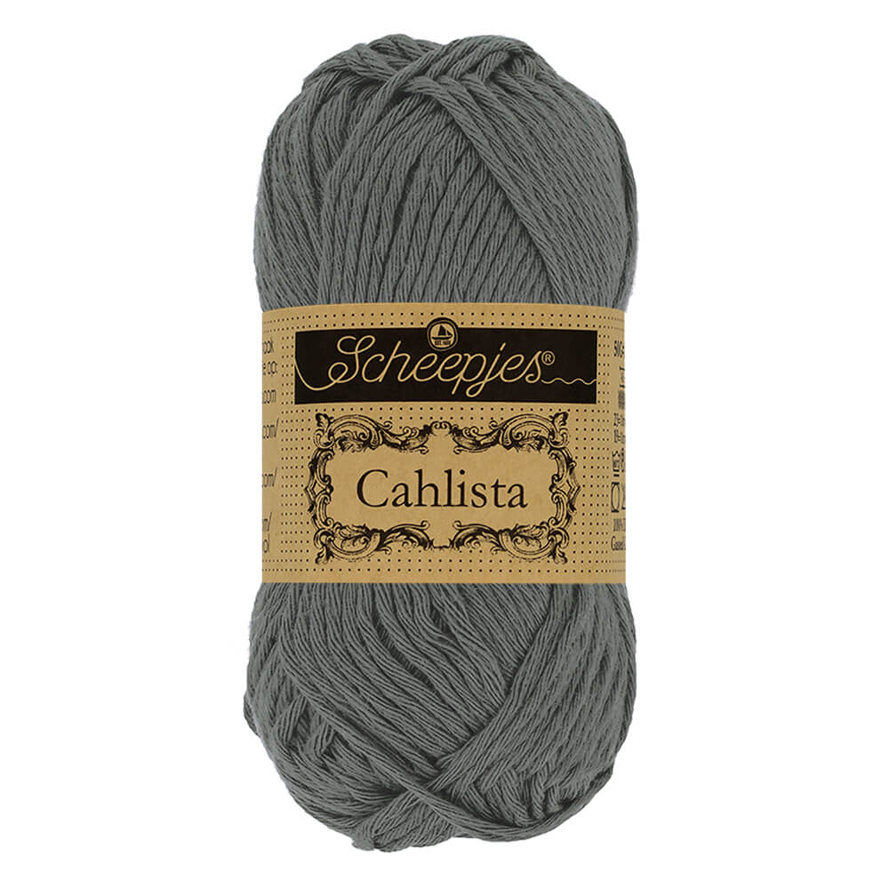 Scheepjes Cahlista, 50 gr. Price is for 10 balls. Minimum order per color 10 balls. 501 Anthracite | Knitting yarn shop / dzijas veikals