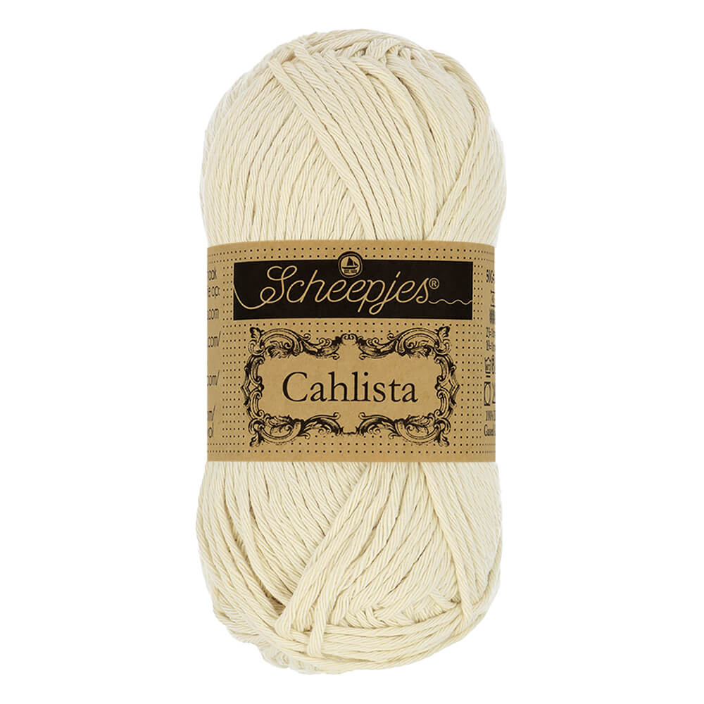 Scheepjes Cahlista, 50 gr. Price is for 10 balls. Minimum order per color 10 balls. 505 Linen | Knitting yarn shop / dzijas veikals