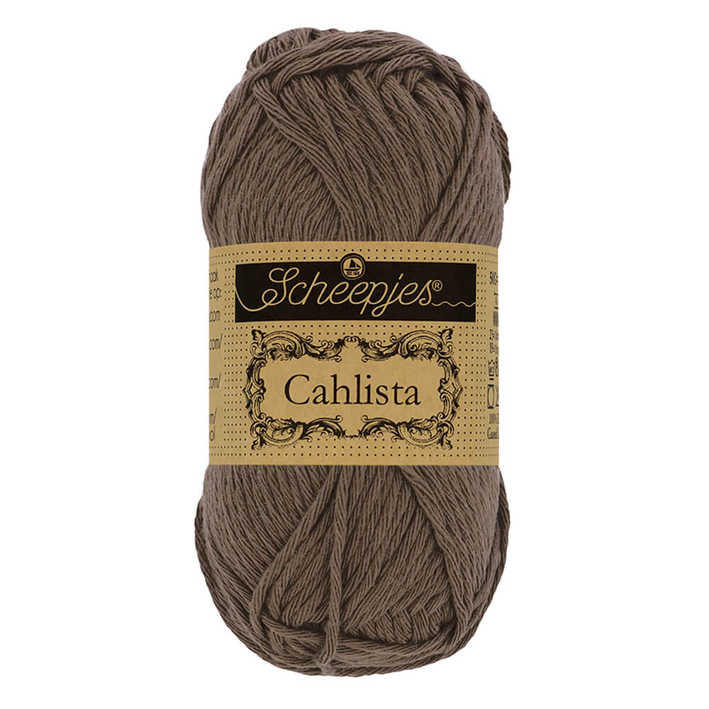 Scheepjes Cahlista, 50 gr. Price is for 10 balls. Minimum order per color 10 balls. 507 Chocolate | Knitting yarn shop / dzijas veikals