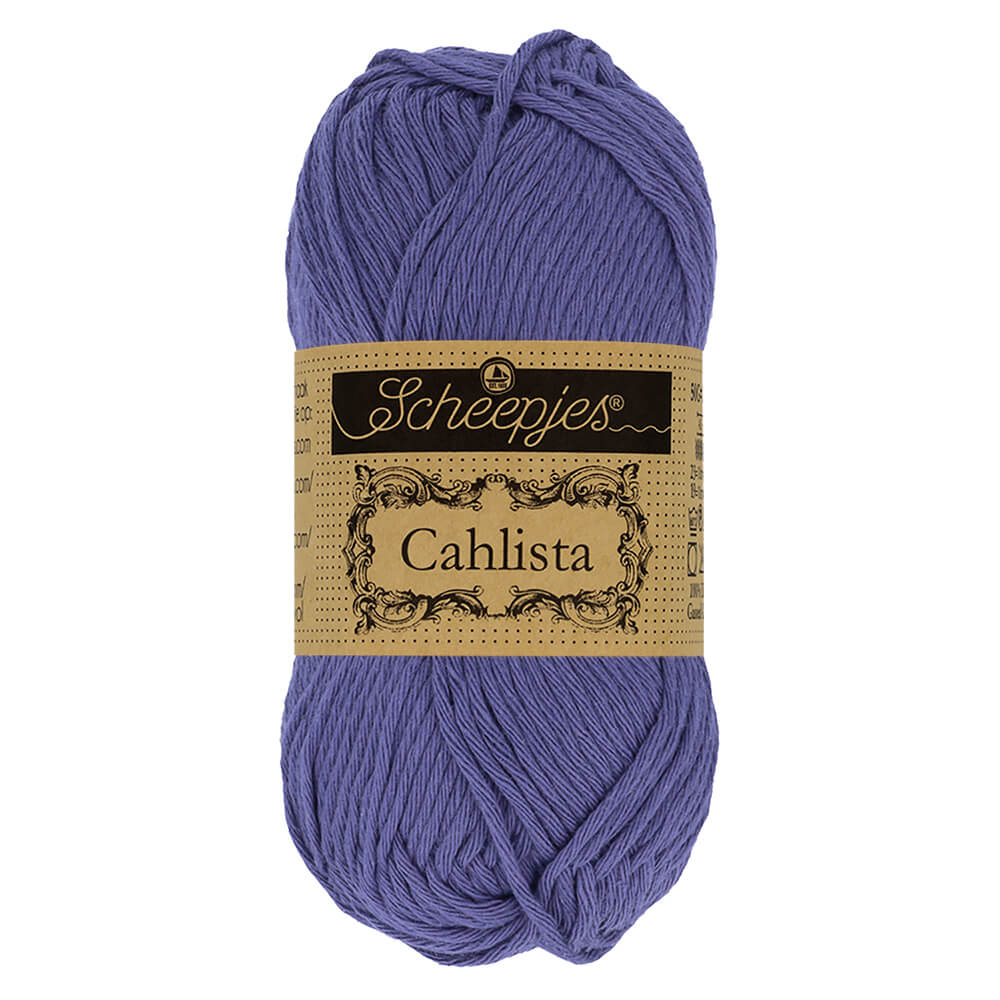 Scheepjes Cahlista, 50 gr. Price is for 10 balls. Minimum order per color 10 balls. 508 Deep Amethyst | Knitting yarn shop / dzijas veikals