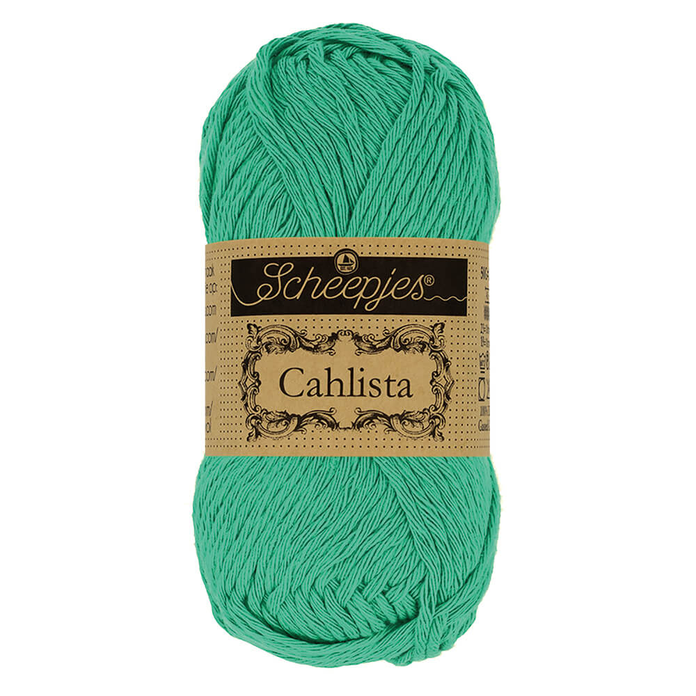Scheepjes Cahlista, 50 gr. Price is for 10 balls. Minimum order per color 10 balls. 514 Jade | Knitting yarn shop / dzijas veikals