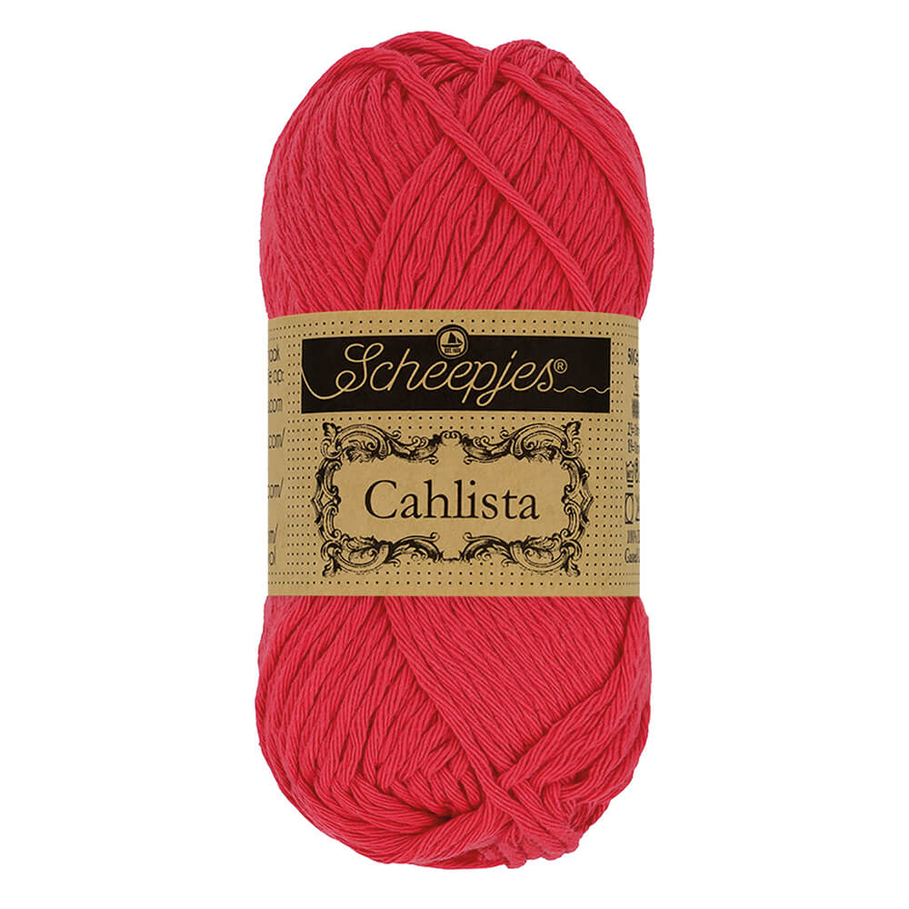 Scheepjes Cahlista, 50 gr. Price is for 10 balls. Minimum order per color 10 balls. 516 Candy Apple | Knitting yarn shop / dzijas veikals