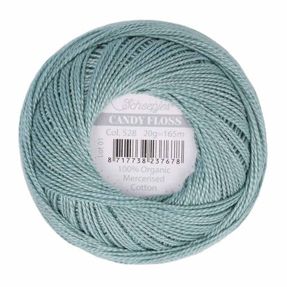 Scheepjes Candy Floss 20g 528 Silver Blue | Knitting yarn shop / dzijas veikals