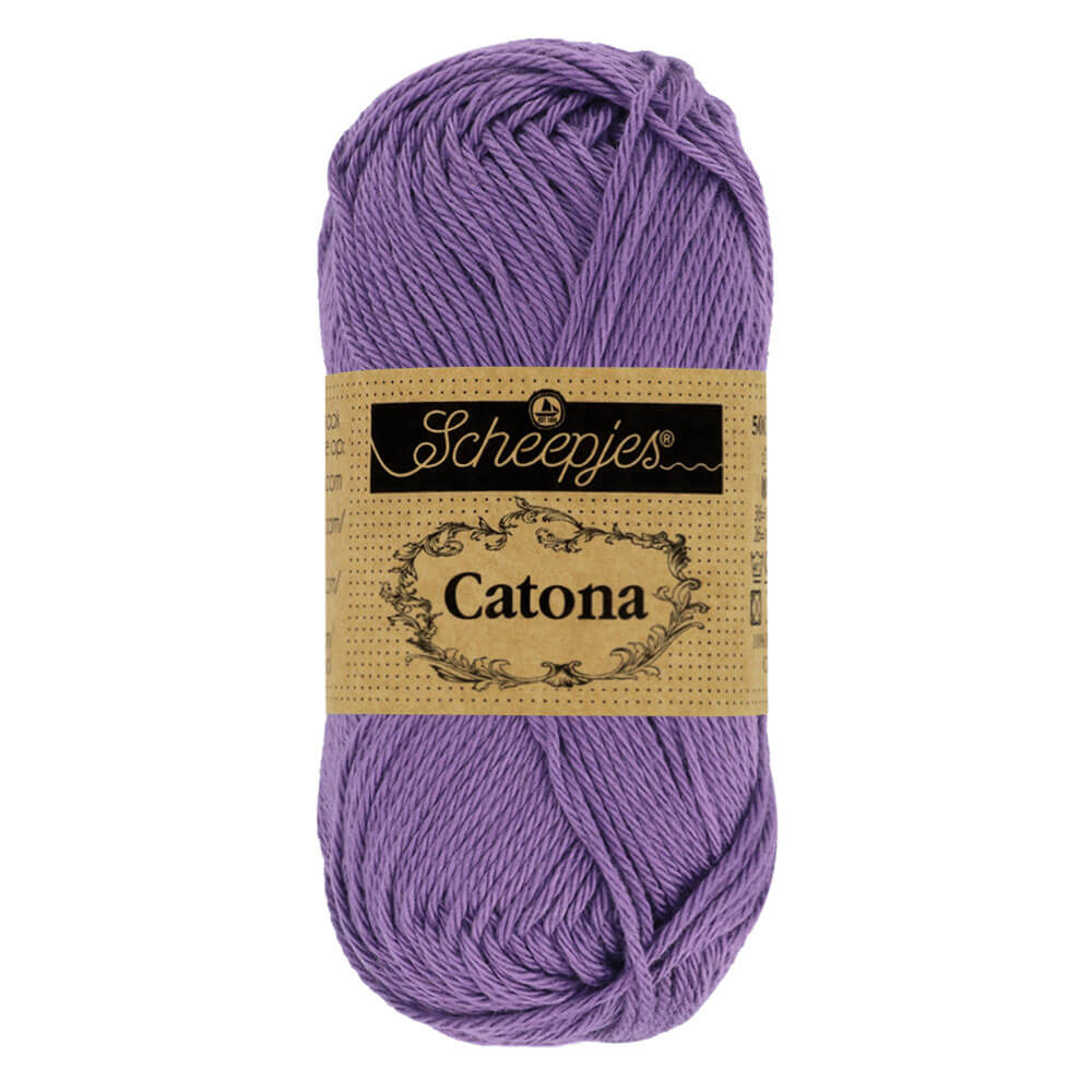 Scheepjes Catona 25g (selection of colours from 074 to 414) 113 Delphinium | Knitting yarn shop / dzijas veikals