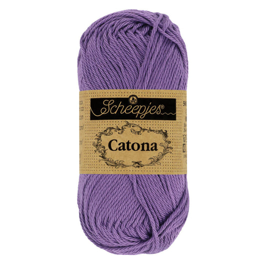 Scheepjes Catona 25g (selection of colours from 074 to 414) 113 Delphinium | Knitting yarn shop / dzijas veikals