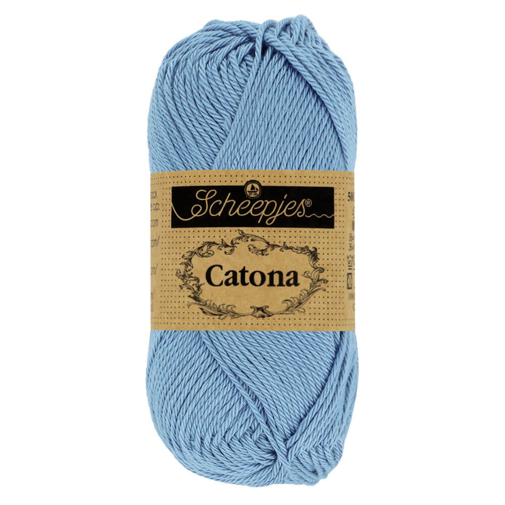 Scheepjes Catona 25g (selection of colours from 074 to 414) 247 Bluebird | Knitting yarn shop / dzijas veikals