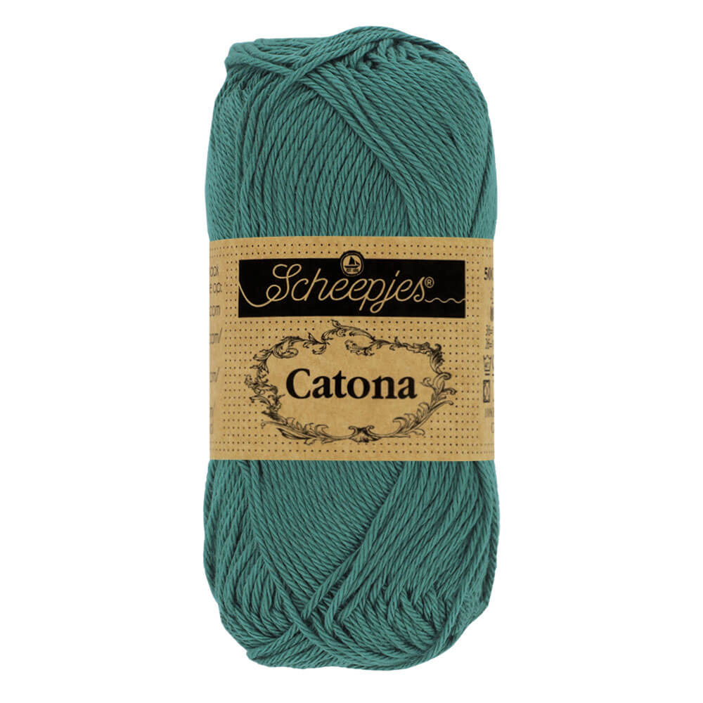 Scheepjes Catona 25g (selection of colours from 074 to 414) 391 Deep Ocean | Knitting yarn shop / dzijas veikals